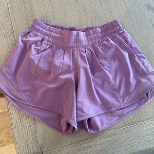 Size 4 purple lululemon shorts